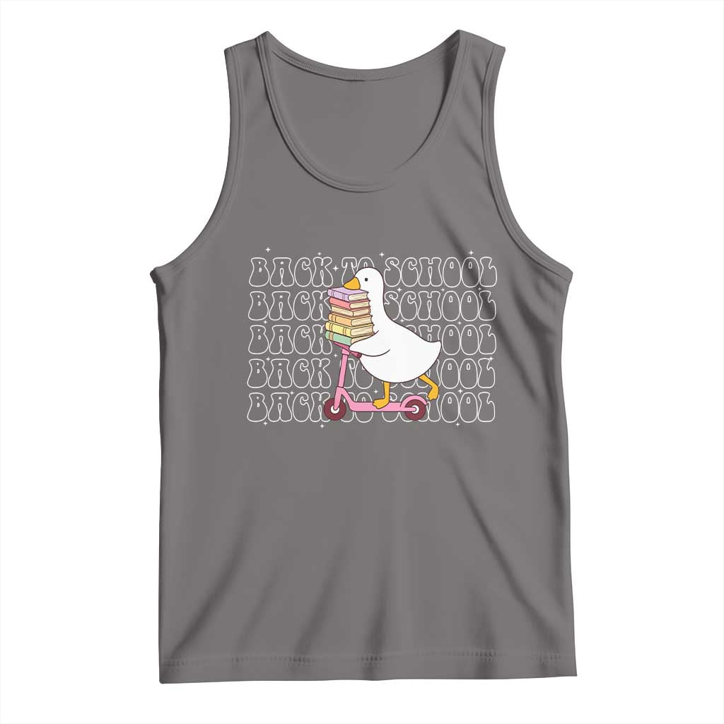 School Bus Driver Welcome Back to School Tank Top TS14 Deep Heather Print Your Wear