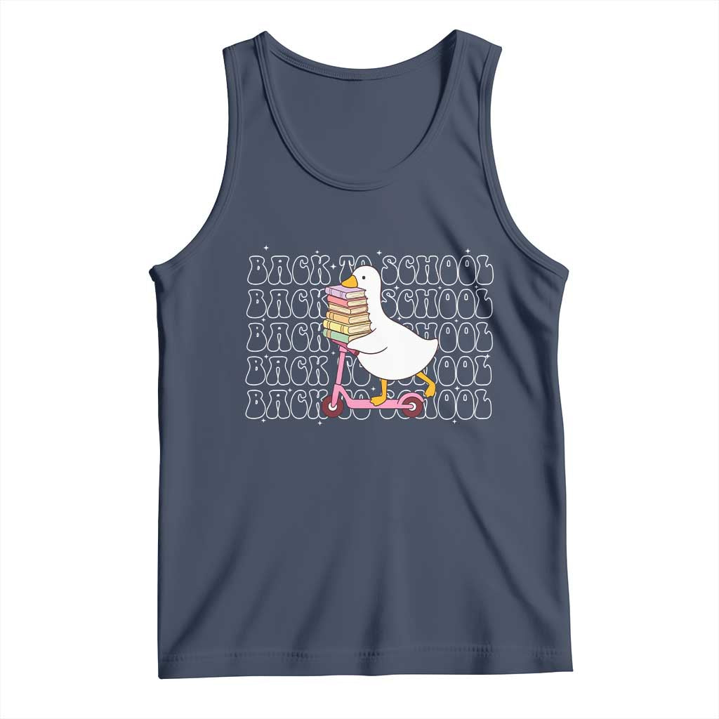 School Bus Driver Welcome Back to School Tank Top TS14 Navy Print Your Wear