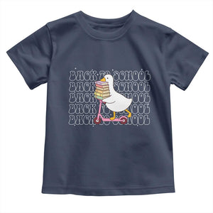 School Bus Driver Welcome Back to School Toddler T Shirt TS14 Navy Print Your Wear