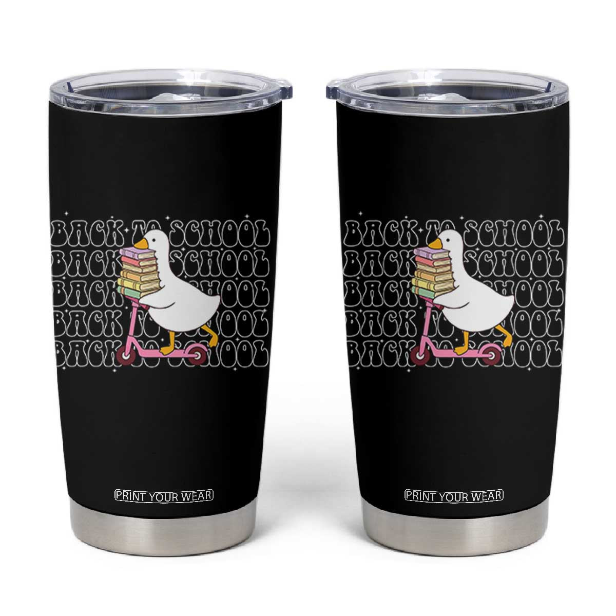 School Bus Driver Welcome Back to School Tumbler Cup TS14 Black Print Your Wear
