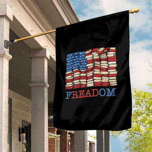 Freedom to Read Books Freadom Garden Flag USA Flag Patriotic Library Book Lover