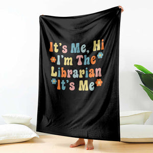 It's Me Hi I'm The Librarian Summer Reading Throw Blanket Funny Back to School TS14 Print Your Wear