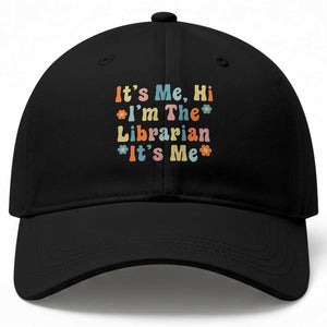 It's Me Hi I'm The Librarian Summer Reading Baseball Cap Funny Back to School TS14 Print Your Wear