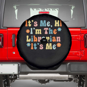 It's Me Hi I'm The Librarian Summer Reading Spare Tire Cover Funny Back to School TS14 Black Print Your Wear