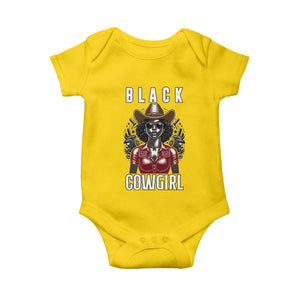 Black Cowgirl Rodeo Baby Onesie African American Western Country Texas TS14 Daisy Print Your Wear