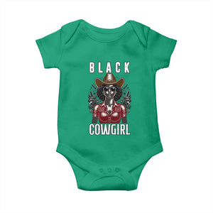 Black Cowgirl Rodeo Baby Onesie African American Western Country Texas TS14 Irish Green Print Your Wear