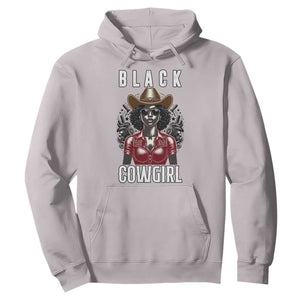 Black Cowgirl Rodeo Hoodie African American Western Country Texas TS14 Ice Gray Print Your Wear