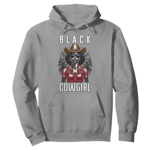 Black Cowgirl Rodeo Hoodie African American Western Country Texas TS14 Sport Gray Print Your Wear