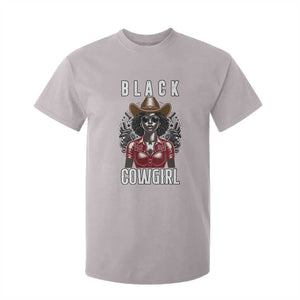 Black Cowgirl Rodeo T Shirt For Kid African American Western Country Texas TS14 Ice Gray Print Your Wear