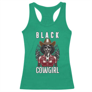 Black Cowgirl Rodeo Racerback Tank Top African American Western Country Texas TS14 Irish Green Print Your Wear