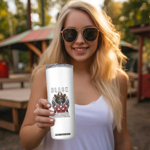 Black Cowgirl Rodeo Skinny Tumbler African American Western Country Texas TS14 Print Your Wear