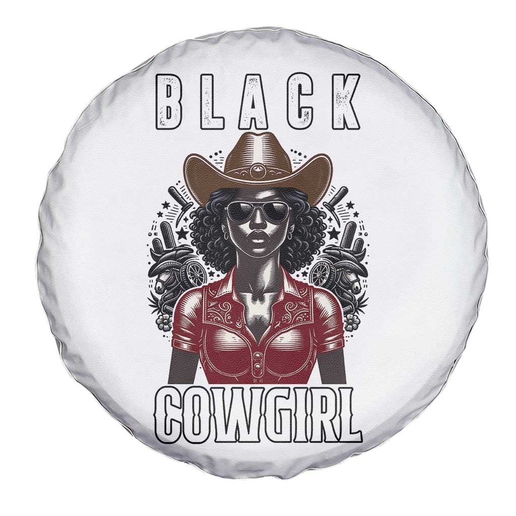 Black Cowgirl Rodeo Spare Tire Cover African American Western Country Texas TS14 Print Your Wear