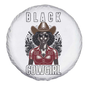 Black Cowgirl Rodeo Spare Tire Cover African American Western Country Texas TS14 Print Your Wear