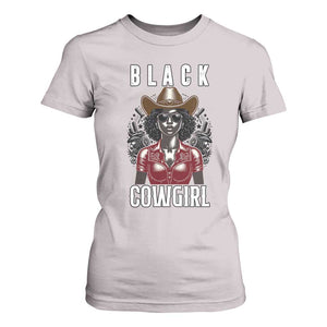 Black Cowgirl Rodeo T Shirt For Women African American Western Country Texas TS14 Ice Gray Print Your Wear