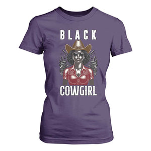 Black Cowgirl Rodeo T Shirt For Women African American Western Country Texas TS14 Purple Print Your Wear