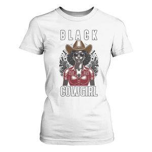 Black Cowgirl Rodeo T Shirt For Women African American Western Country Texas TS14 White Print Your Wear