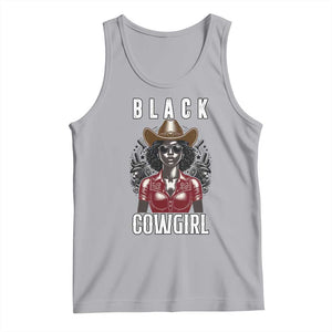Black Cowgirl Rodeo Tank Top African American Western Country Texas TS14 Athletic Heather Print Your Wear