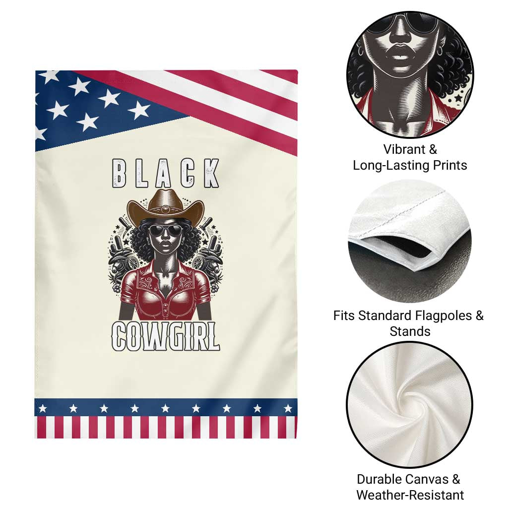 Black Cowgirl Rodeo Garden Flag African American Western Country Texas TS14 Print Your Wear