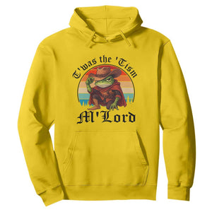 Funny Frog Knight Hoodie T'was The 'Tism M'Lord Medieval Knight TS14 Daisy Print Your Wear