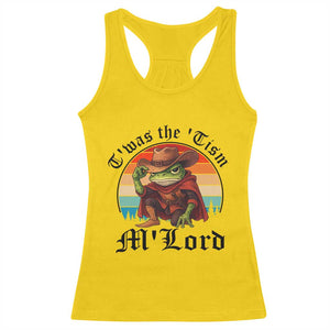 Funny Frog Knight Racerback Tank Top T'was The 'Tism M'Lord Medieval Knight TS14 Daisy Print Your Wear