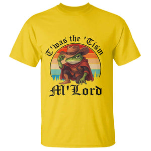 Funny Frog Knight T Shirt T'was The 'Tism M'Lord Medieval Knight TS14 Daisy Print Your Wear