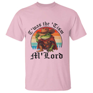 Funny Frog Knight T Shirt T'was The 'Tism M'Lord Medieval Knight TS14 Light Pink Print Your Wear