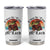Funny Frog Knight Tumbler Cup T'was The 'Tism M'Lord Medieval Knight TS14 White Print Your Wear