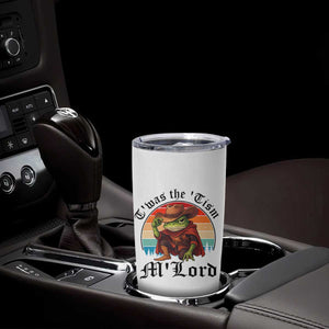 Funny Frog Knight Tumbler Cup T'was The 'Tism M'Lord Medieval Knight TS14 Print Your Wear