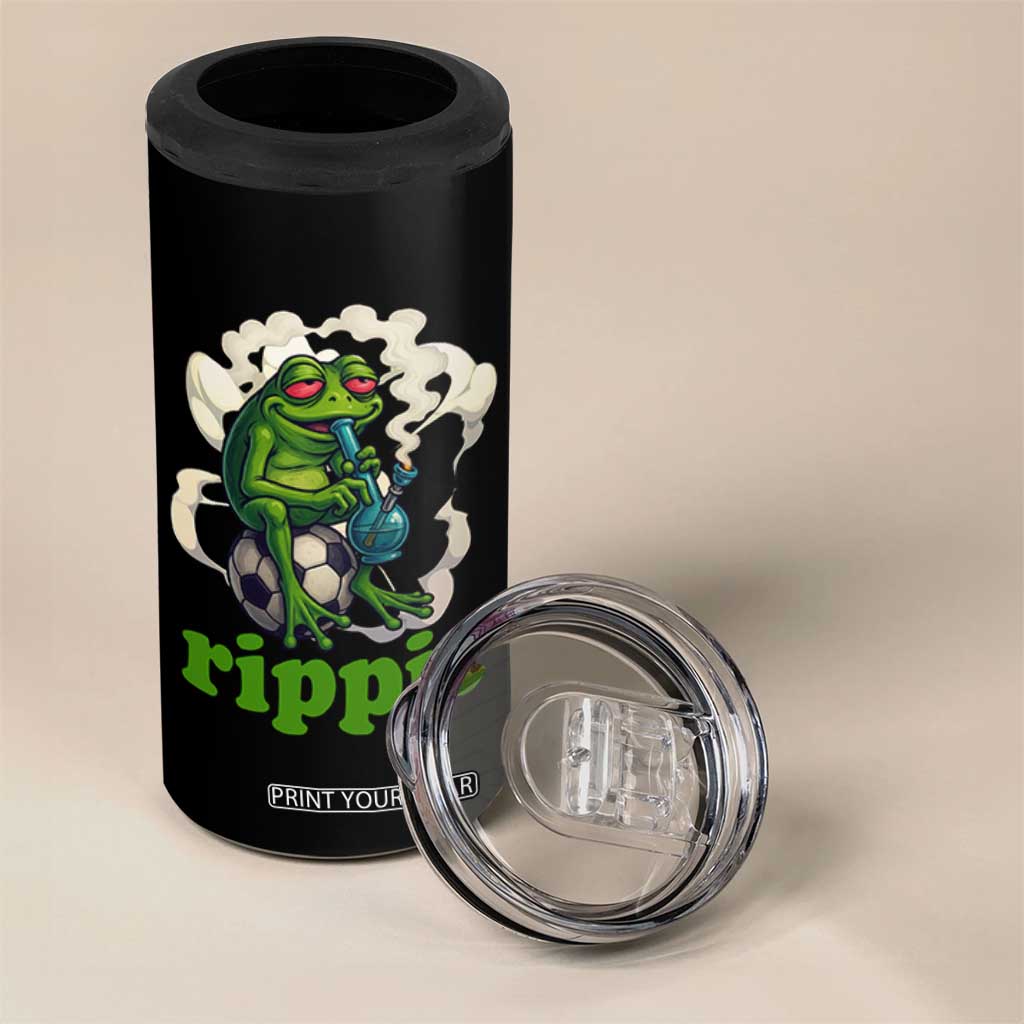 Rippit Stoner Frog 4 in 1 Can Cooler Tumbler Smoking Weed Pot Marijuana Cannabis 420 TS14 Print Your Wear