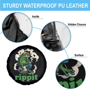 Rippit Stoner Frog Spare Tire Cover Smoking Weed Pot Marijuana Cannabis 420 TS14 Print Your Wear