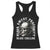 Skull Smoking Racerback Tank Top Blood Sweat Profanity Blue Collar TS14 Black Print Your Wear