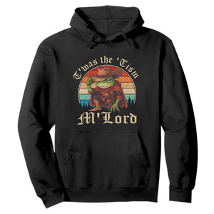 Funny Frog Autism Hoodie T'was The 'Tism M'Lord TS14 Black Print Your Wear