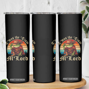 Funny Frog Autism Skinny Tumbler T'was The 'Tism M'Lord TS14 Print Your Wear