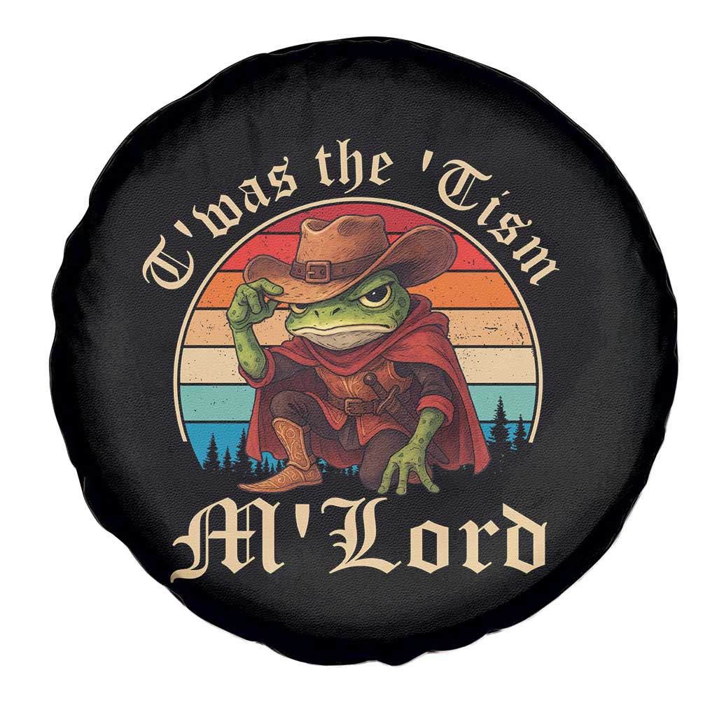 Funny Frog Autism Spare Tire Cover T'was The 'Tism M'Lord TS14 Print Your Wear