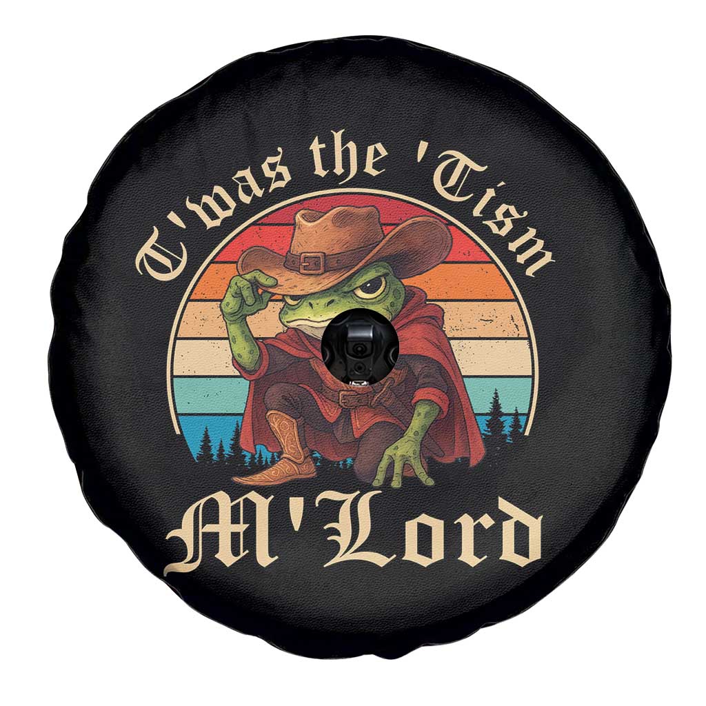 Funny Frog Autism Spare Tire Cover T'was The 'Tism M'Lord TS14 Print Your Wear
