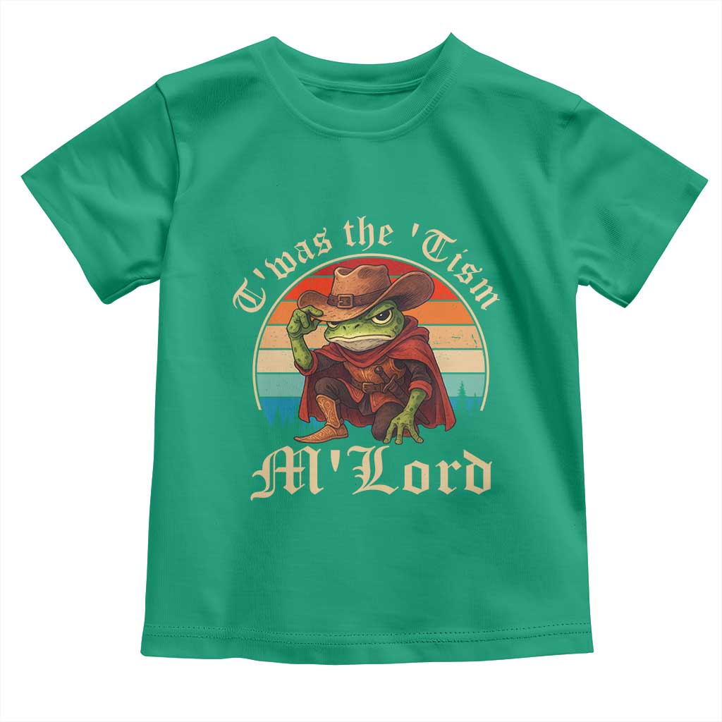 Funny Frog Autism Toddler T Shirt T'was The 'Tism M'Lord TS14 Irish Green Print Your Wear