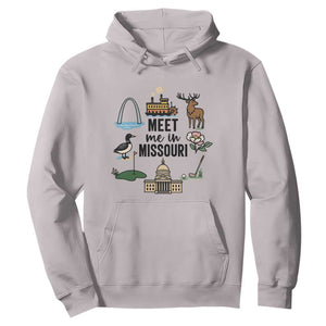 Meet Me in Missouri State Map Souvenir Hoodie