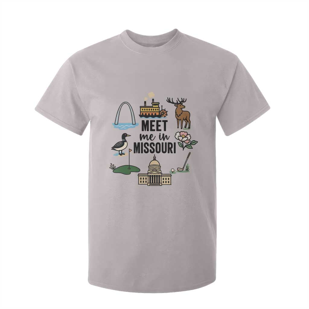 Meet Me in Missouri State Map Souvenir T Shirt For Kid
