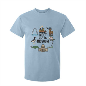 Meet Me in Missouri State Map Souvenir T Shirt For Kid