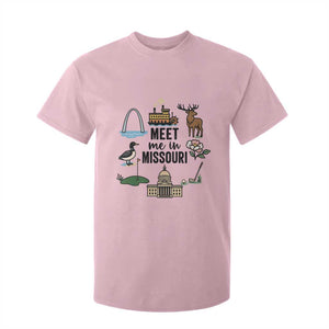 Meet Me in Missouri State Map Souvenir T Shirt For Kid