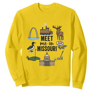 Meet Me in Missouri State Map Souvenir Sweatshirt