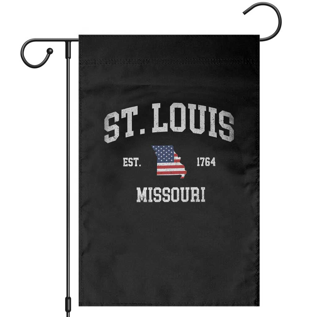 St. Louis Missouri MO Garden Flag Vintage American Flag Missouri State TS14 Black Print Your Wear