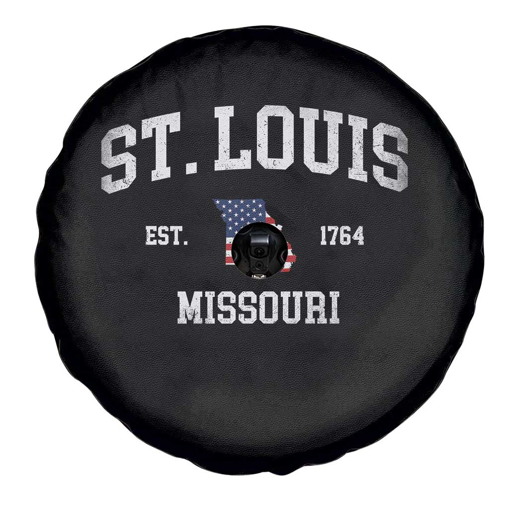 St. Louis Missouri MO Spare Tire Cover Vintage American Flag Missouri State