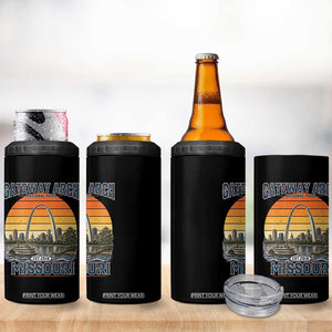Gateway Arch National Park 4 in 1 Can Cooler Tumbler Retro St Louis Missouri Travel Souvenir Nature Gift TS14 Print Your Wear