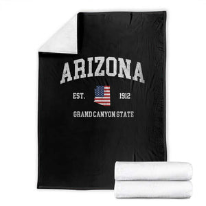 Arizona Grand Canyon State America USA Souvenir Throw Blanket
