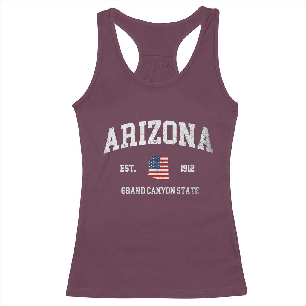 Arizona Grand Canyon State America USA Souvenir Racerback Tank Top