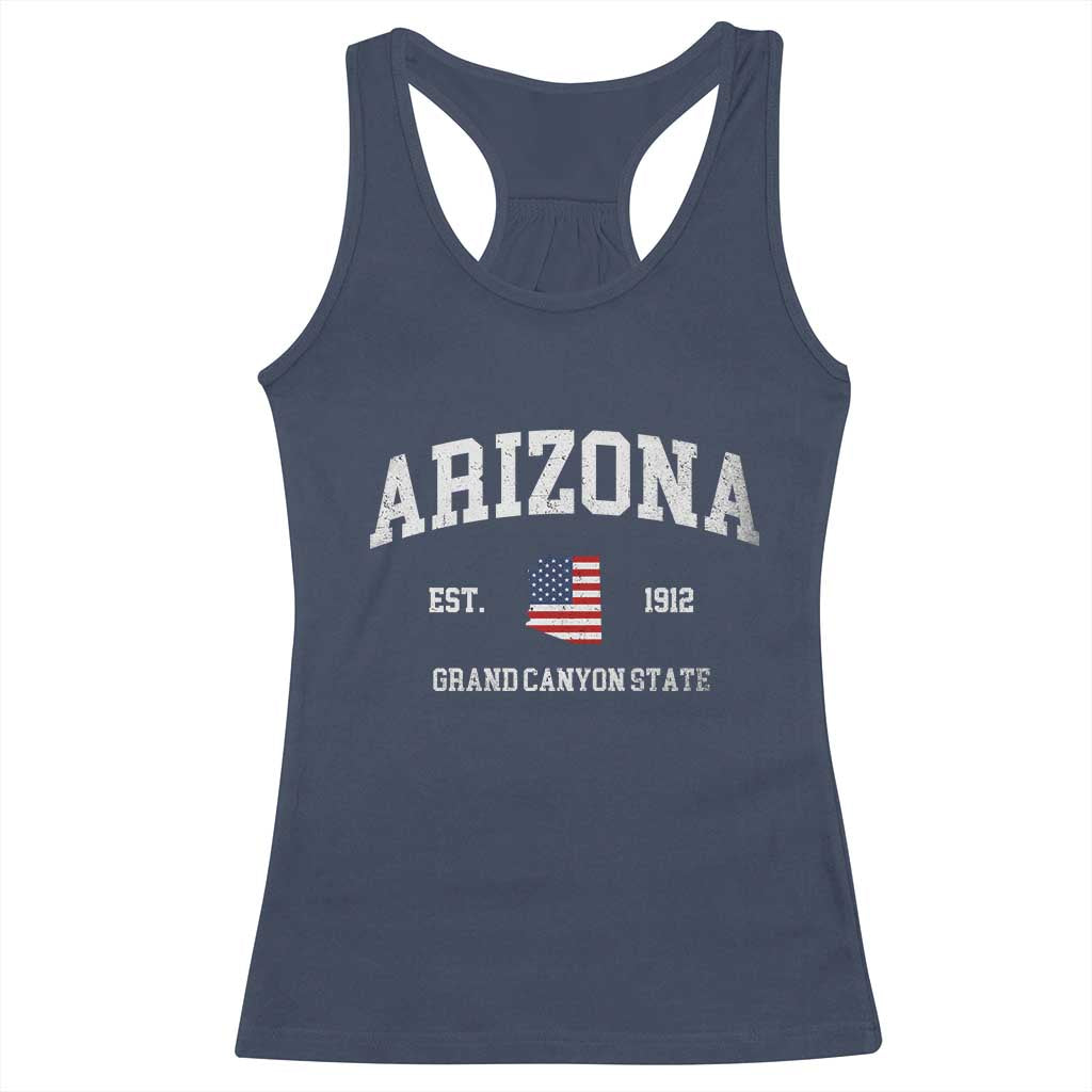Arizona Grand Canyon State America USA Souvenir Racerback Tank Top