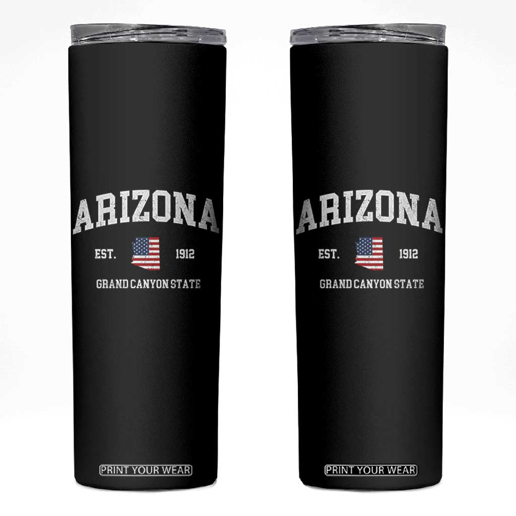 Arizona Grand Canyon State America USA Souvenir Skinny Tumbler TS14 Black Print Your Wear