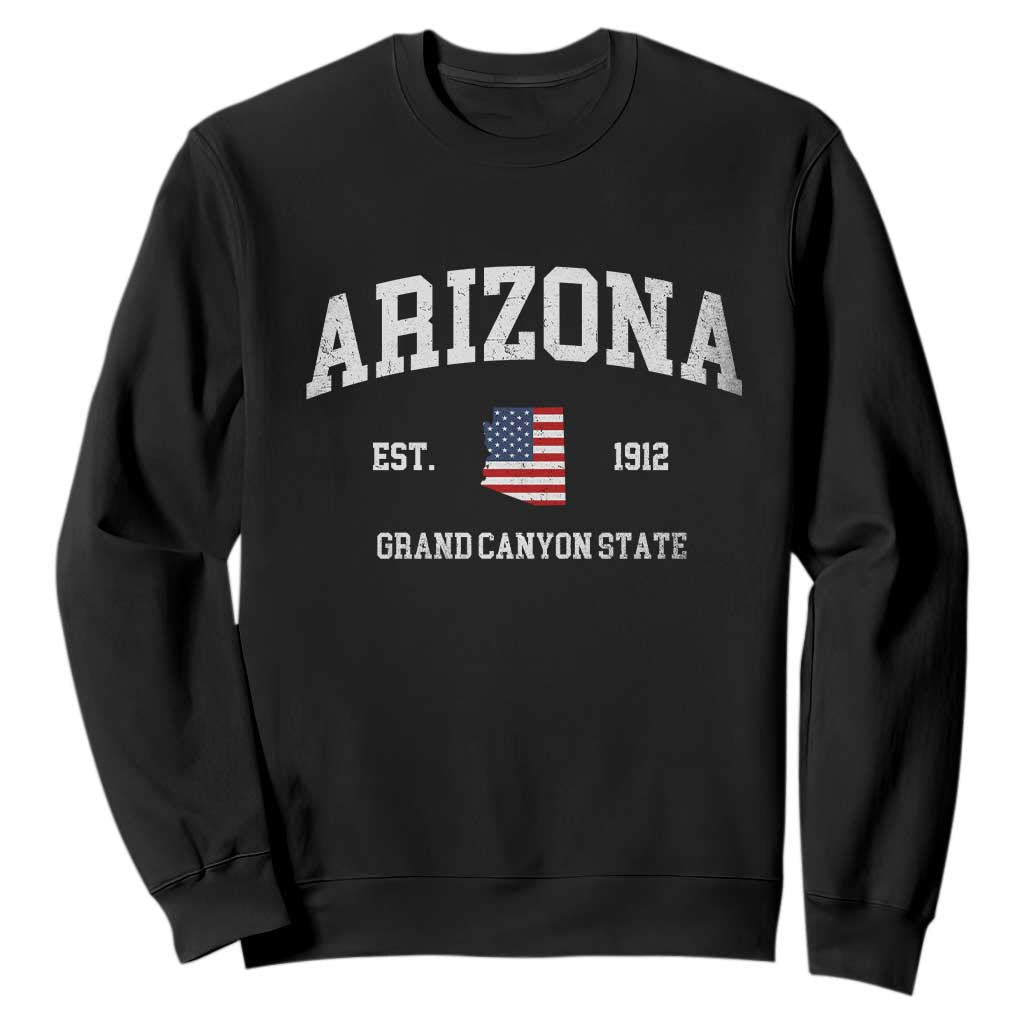 Arizona Grand Canyon State America USA Souvenir Sweatshirt TS14 Black Print Your Wear
