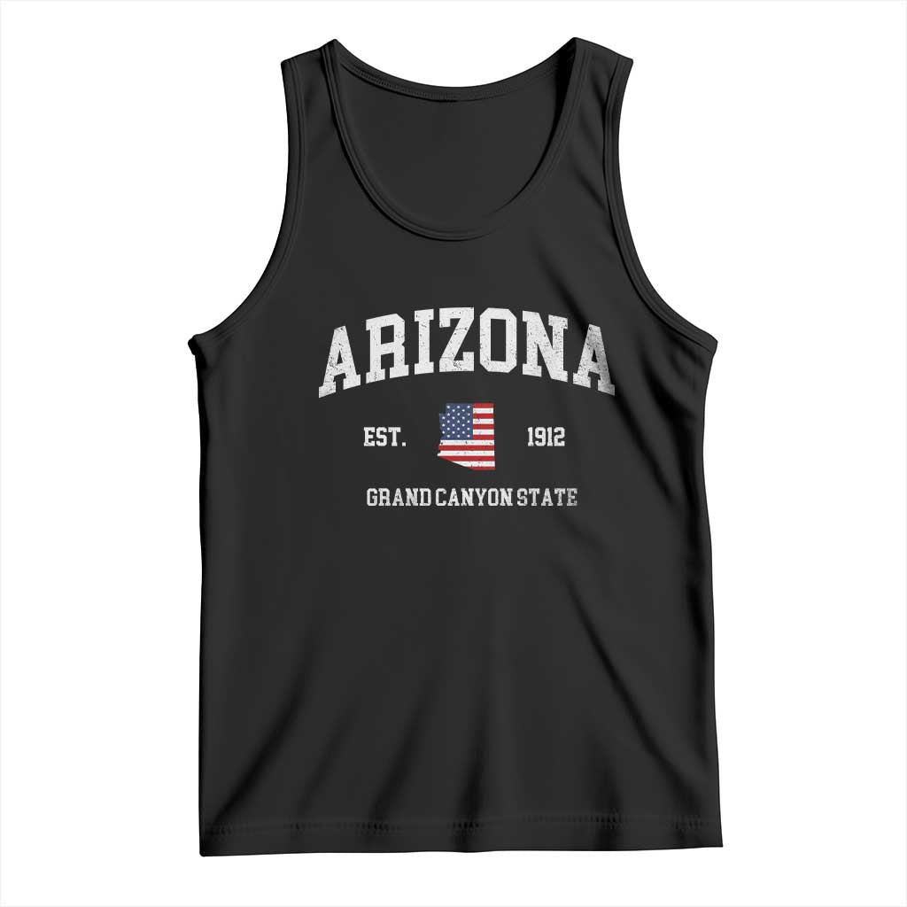Arizona Grand Canyon State America USA Souvenir Tank Top TS14 Black Print Your Wear